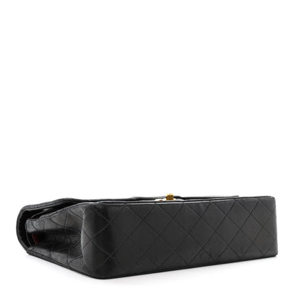 Chanel Lambskin Quilted Medium Double Flap Black 4 of 10