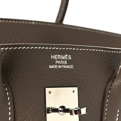 Hermes Togo Birkin 35 Etoupe 6 of 13