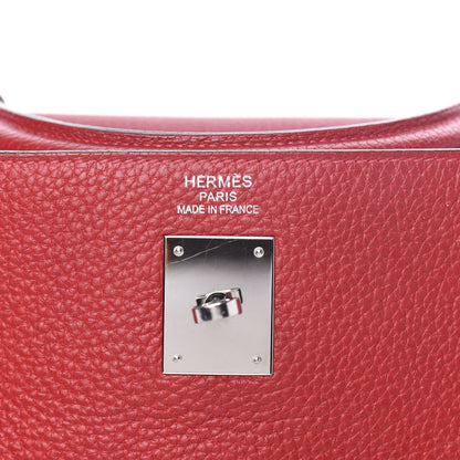 Hermes Taurillon Clemence Retourne Kelly 35 Rouge Casaque 18 of 34