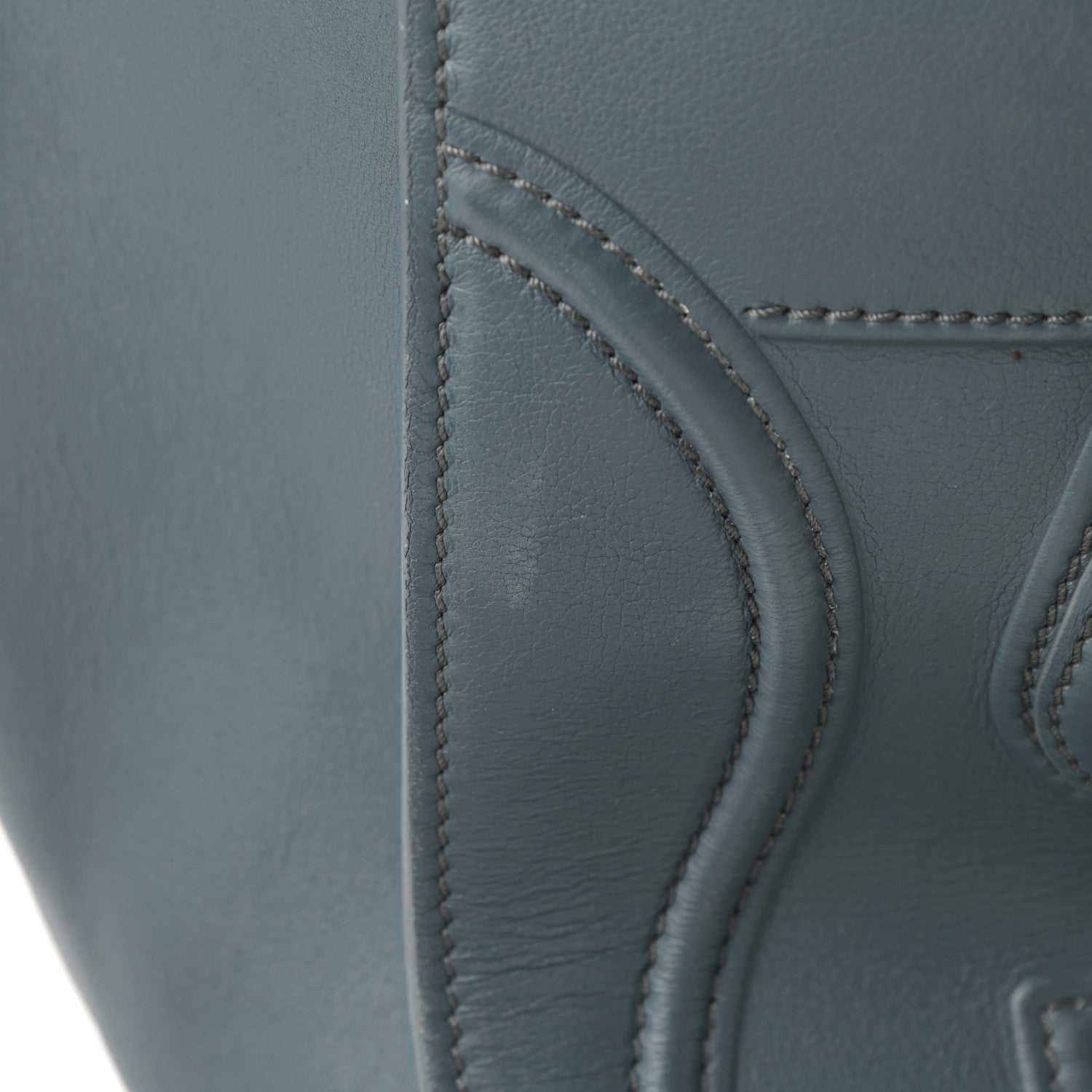 Celine Supple Calfskin Medium Phantom Luggage Slate Blue 17 of 22