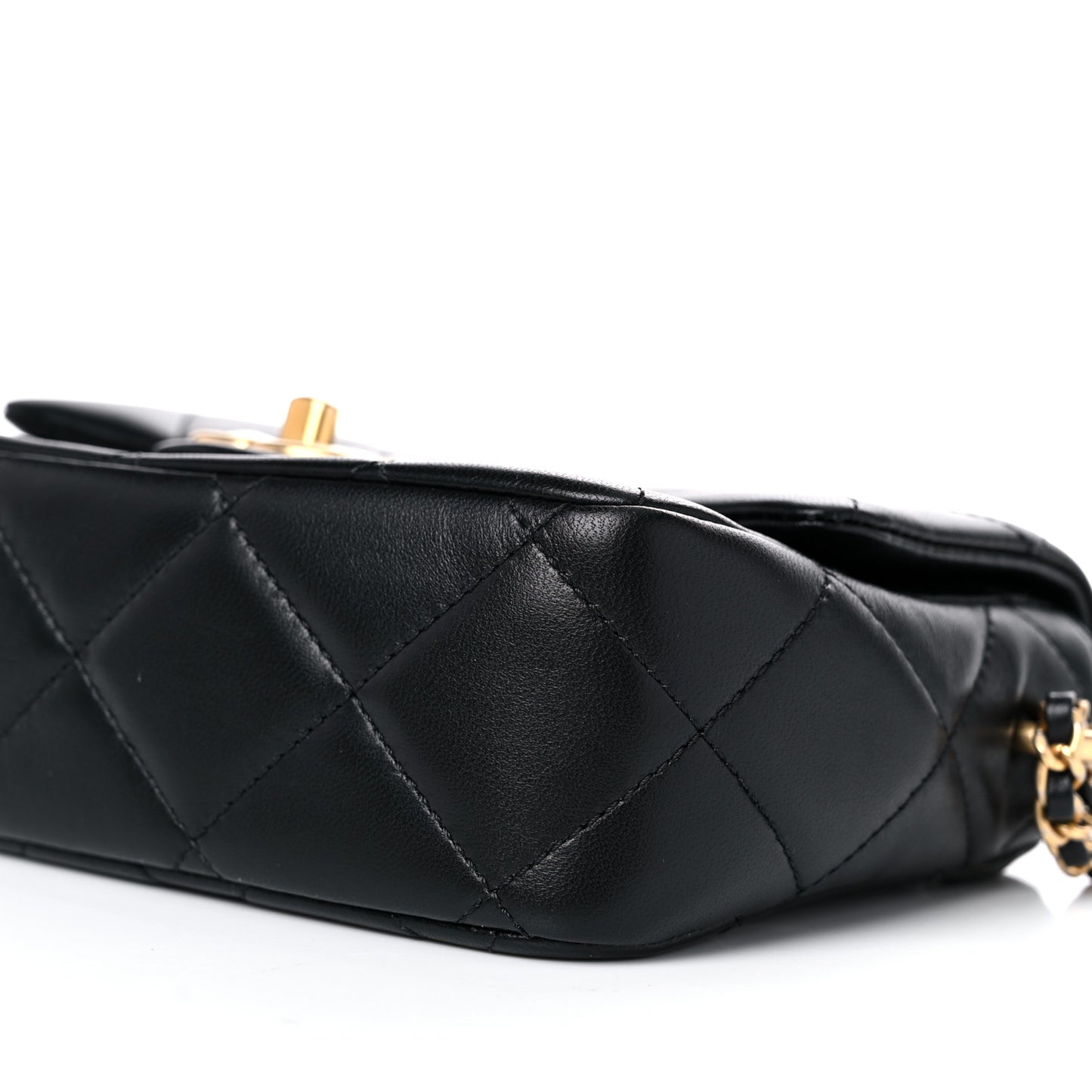 Lambskin Quilted Mini My Perfect Flap Black
