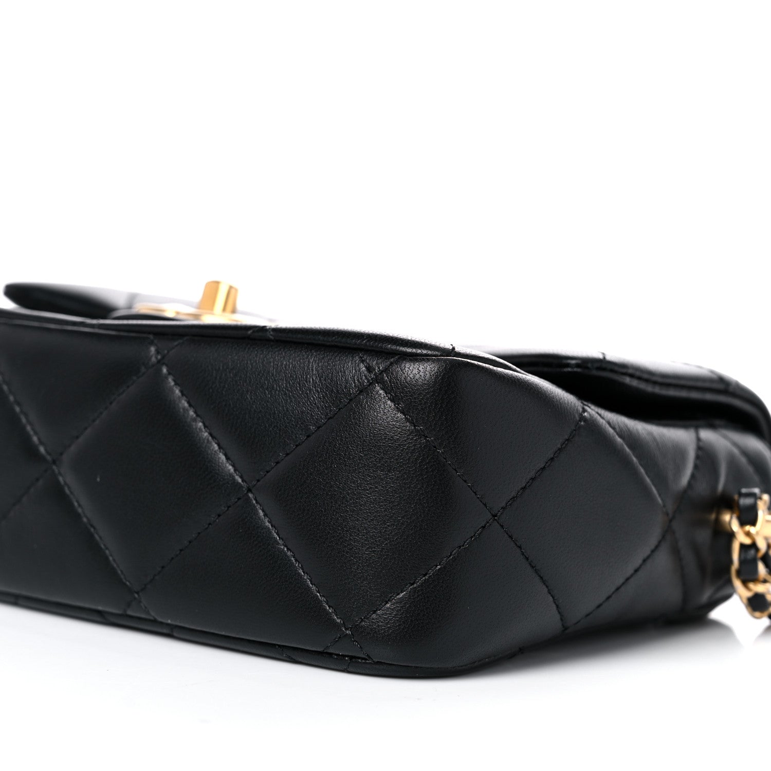 Chanel Lambskin Quilted Mini My Perfect Flap Black 9 of 10