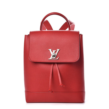 Louis Vuitton Soft Calfskin Lockme Backpack Rubis 1 of 6