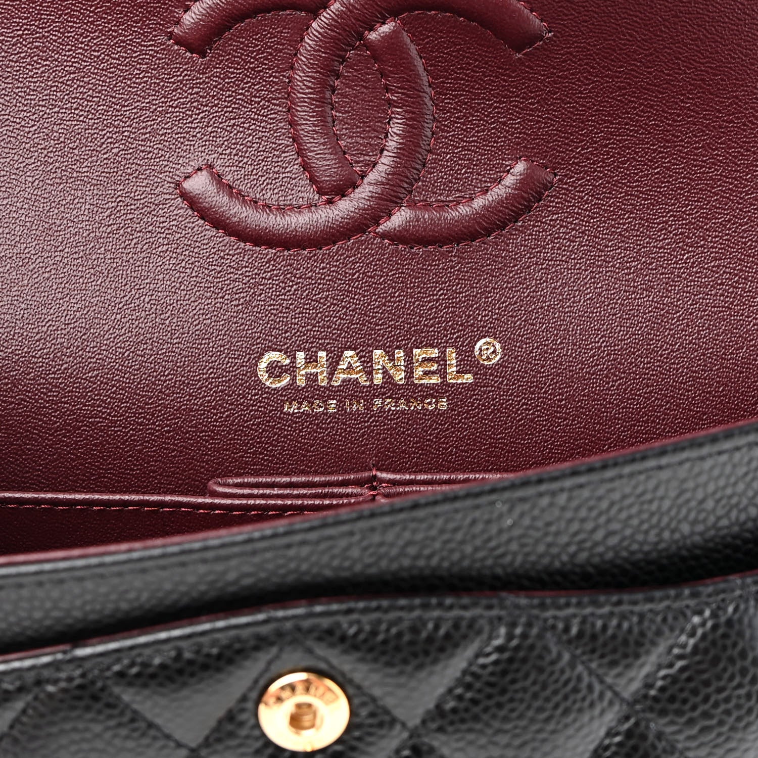 Chanel Caviar Quilted Small Double Flap Black 6 of 9