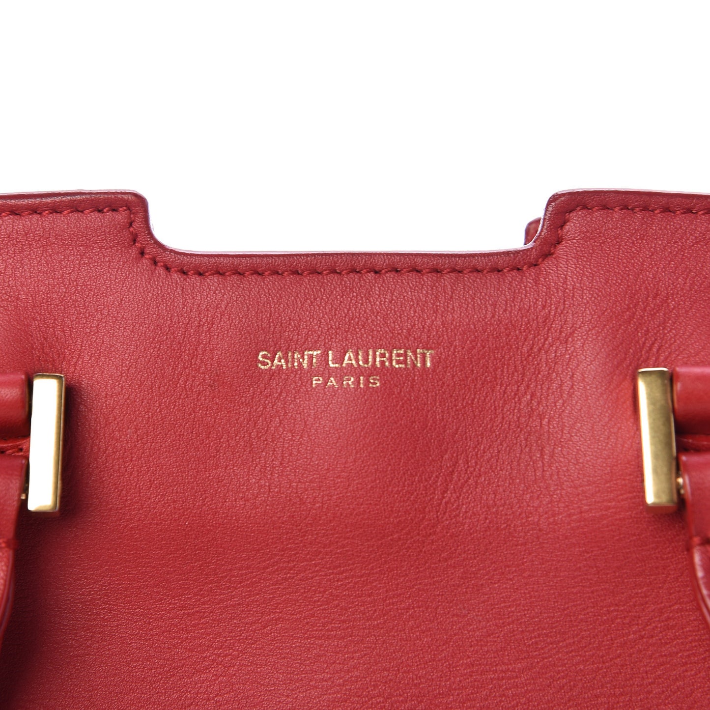 Calfskin Small Classic Y Cabas Rouge Orient