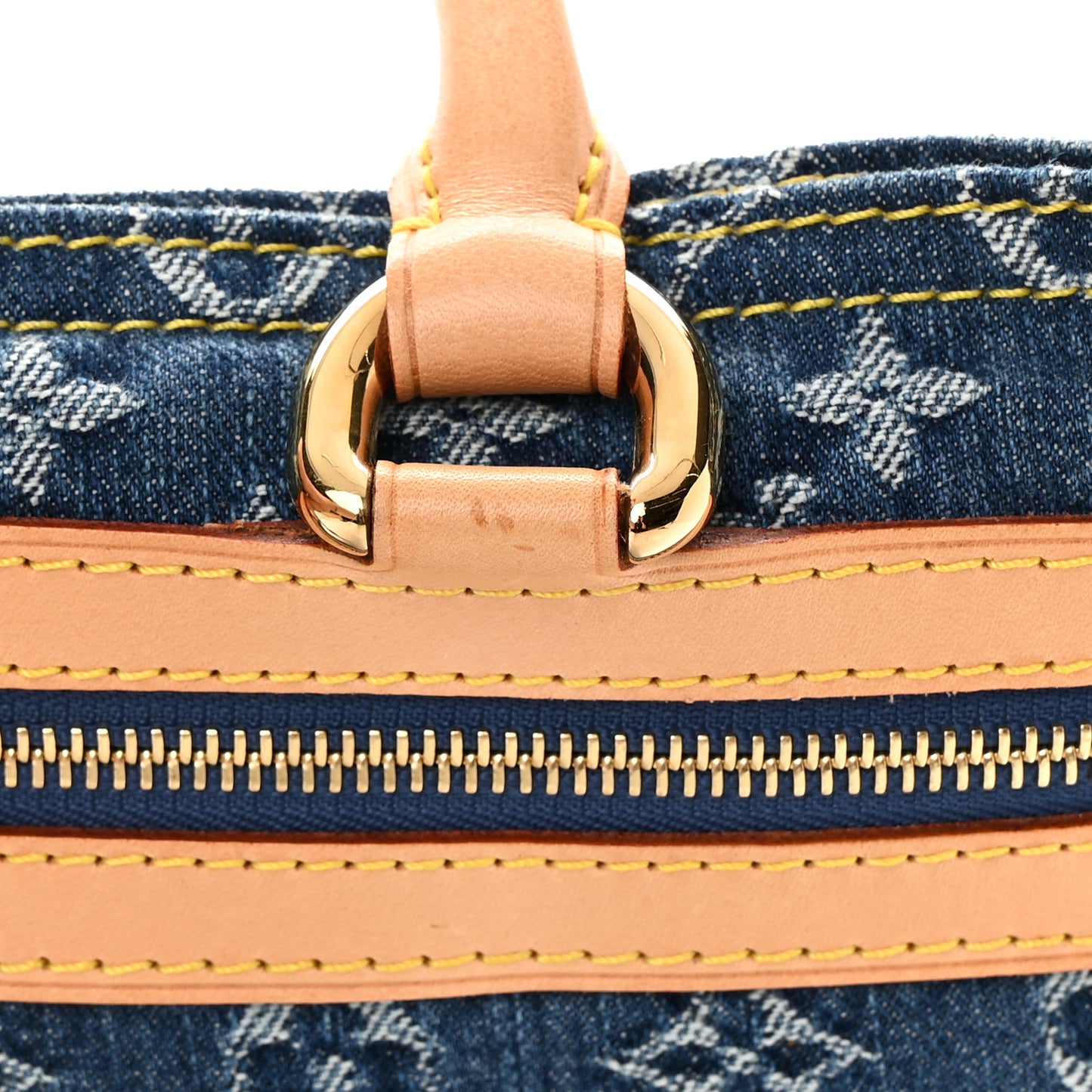 Monogram Denim Sac Plat