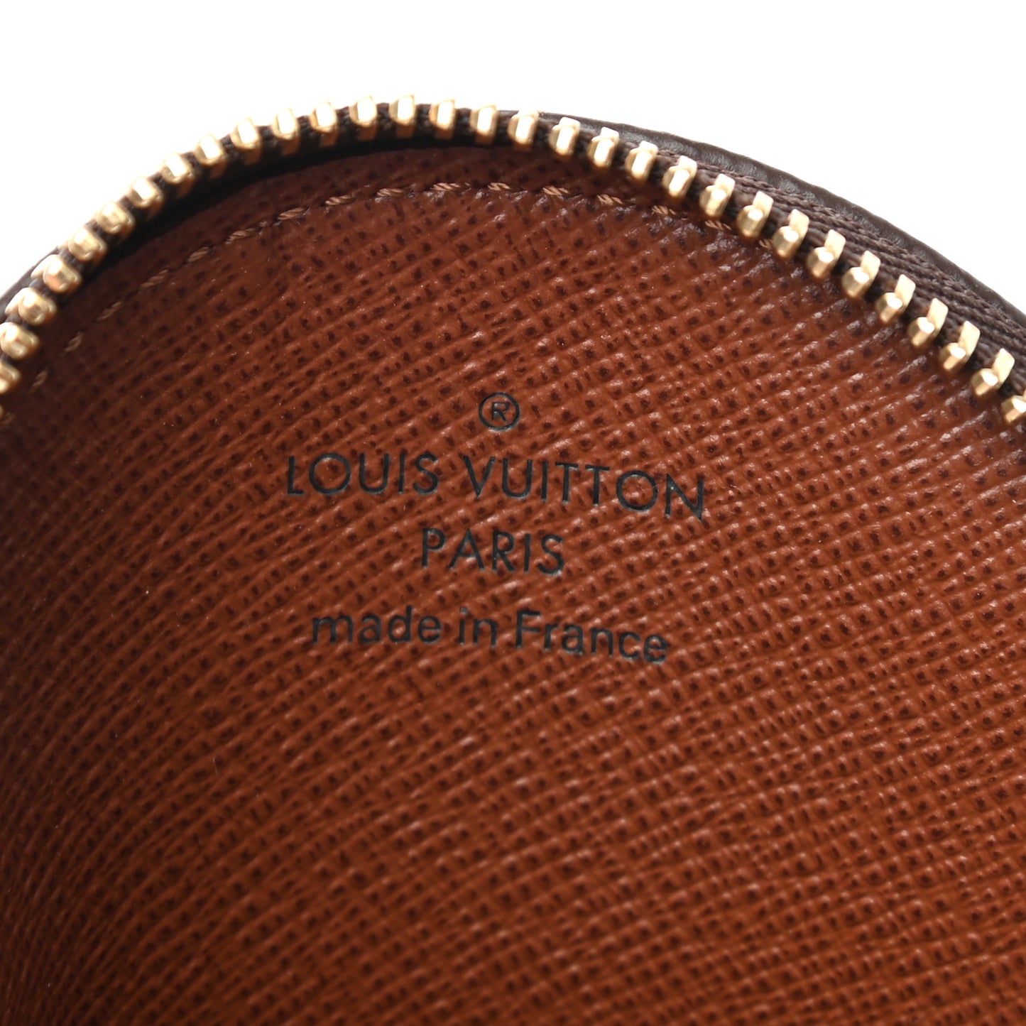 Monogram Round Coin Purse