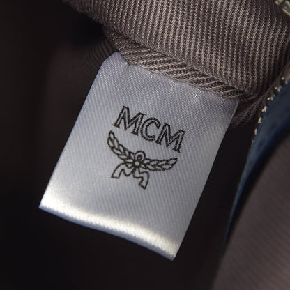 MCM Calfskin Ottomar Monogram Large Klara Hobo Luft Blue 8 of 10