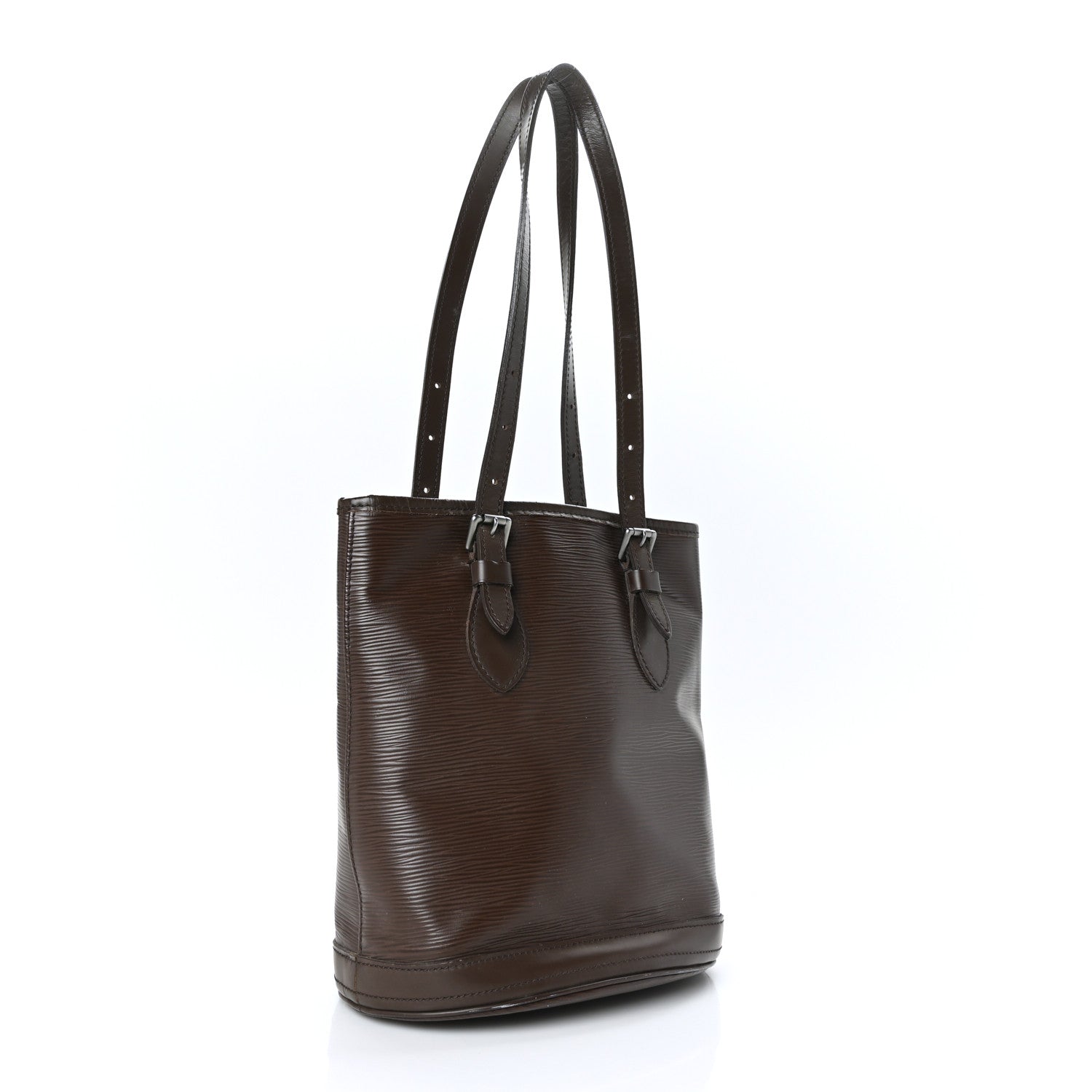 Louis Vuitton Epi Petit Bucket 23 Moka 4 of 10