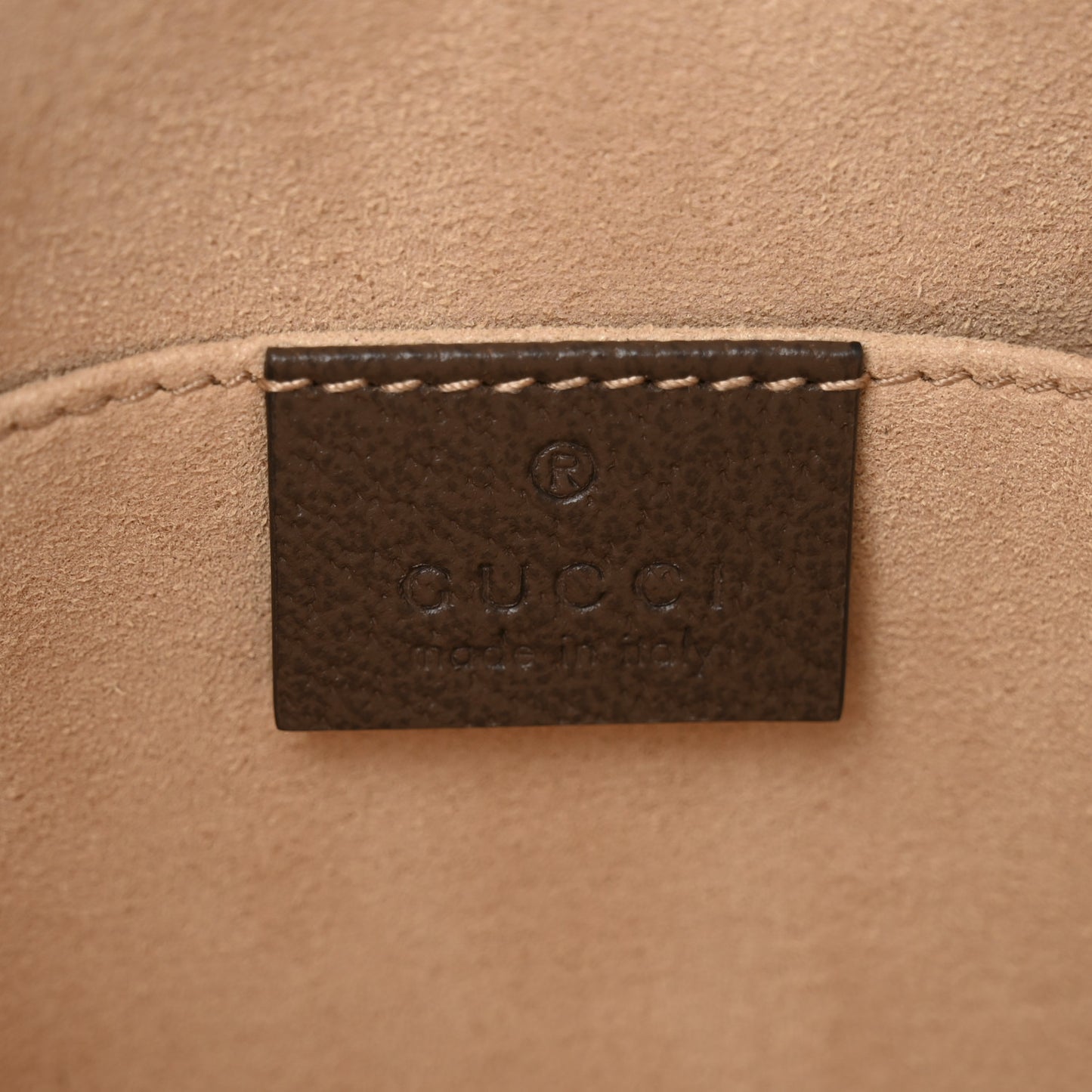 GG Supreme Monogram Web Ophidia Pouch Brown