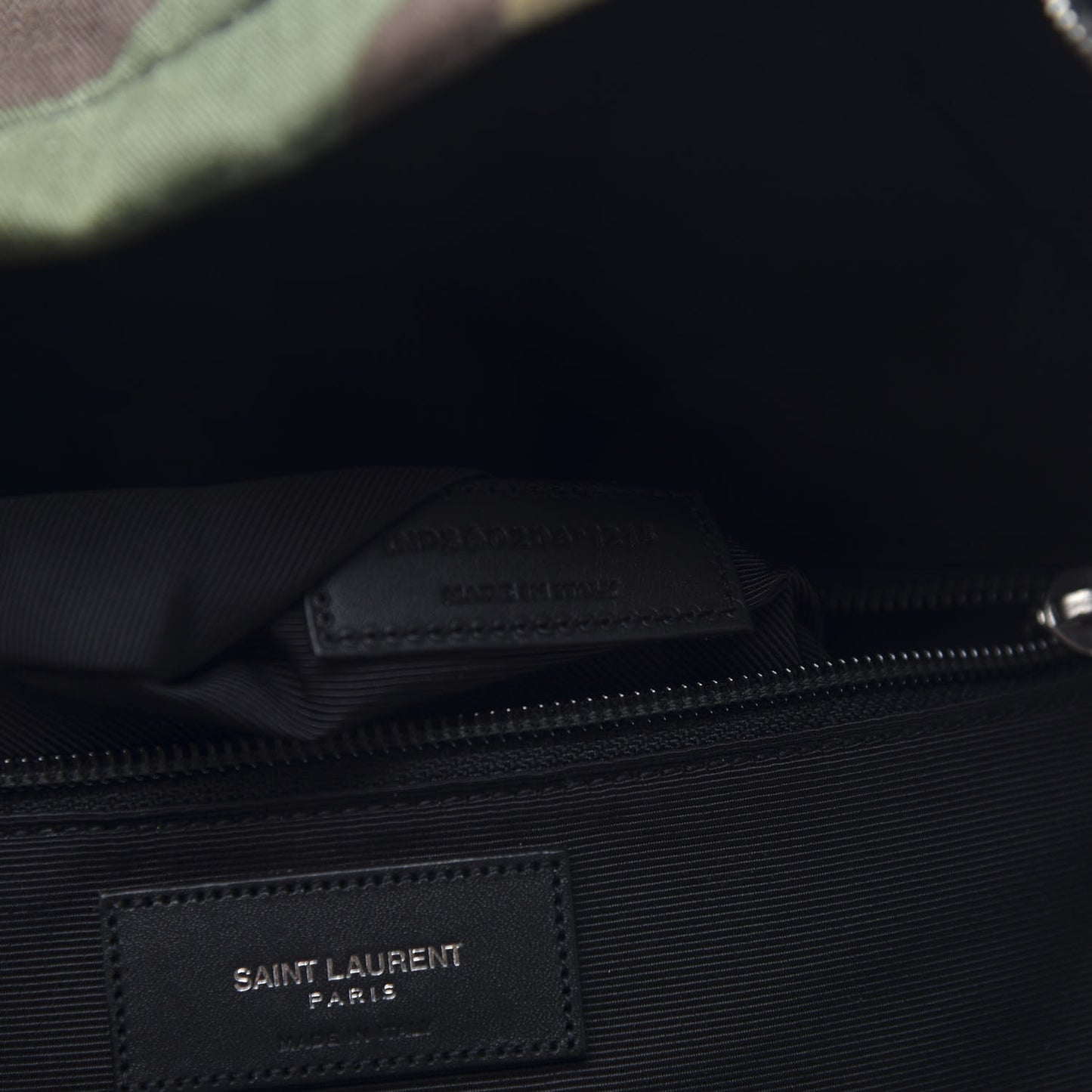 Canvas Camouflage Studded Hunting Backpack Green Black Brown