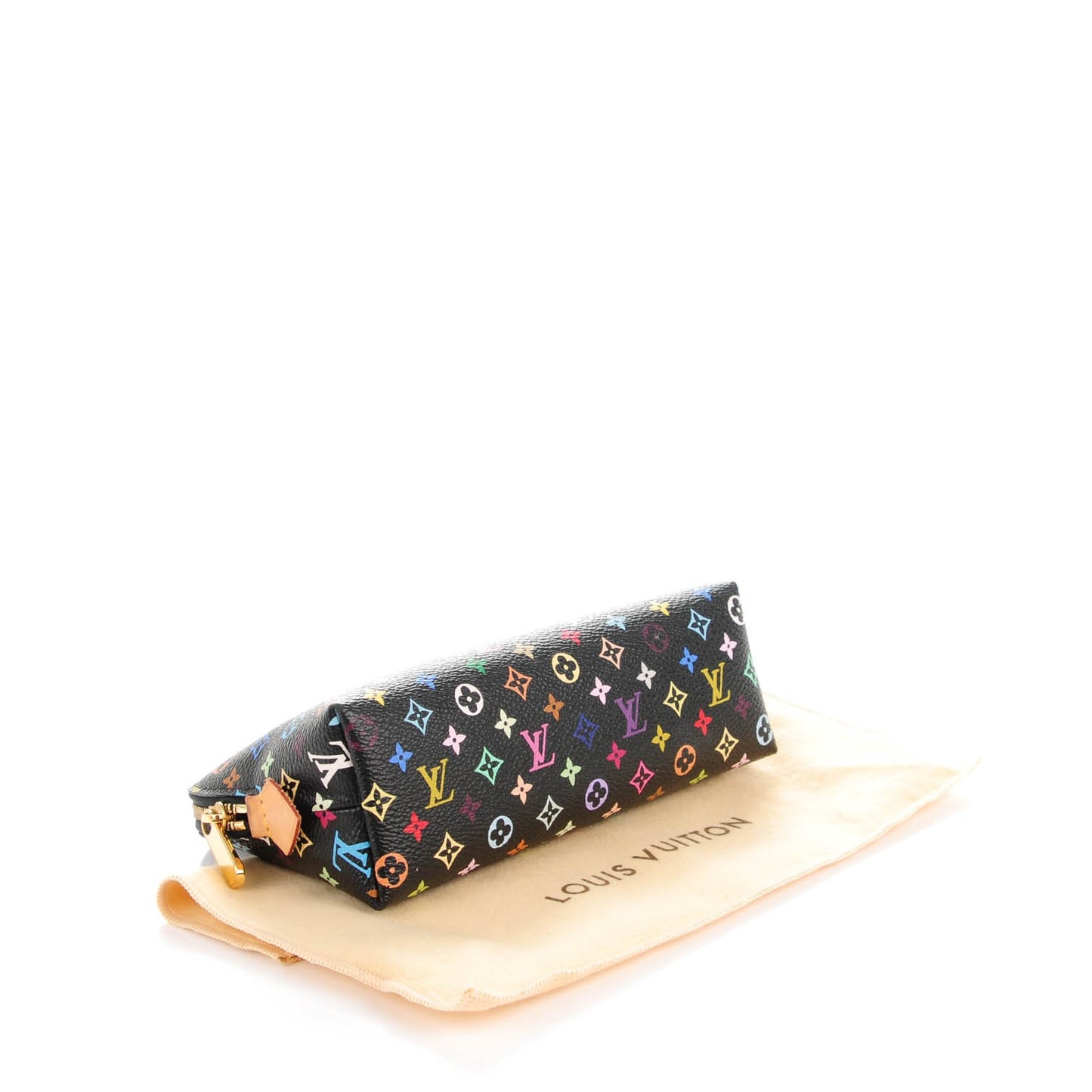 Monogram Multicolor Cosmetic Pouch Black Grenade