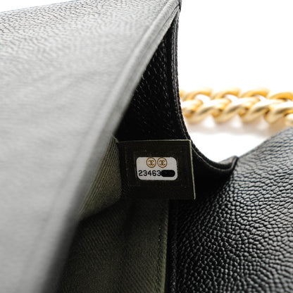 Chanel Caviar Quilted Medium Boy Flap Black 7 of 7