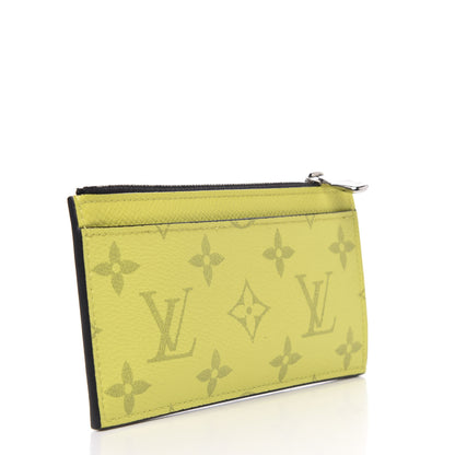 Louis Vuitton Monogram Taiga Coin Card Holder Yellow 2 of 6