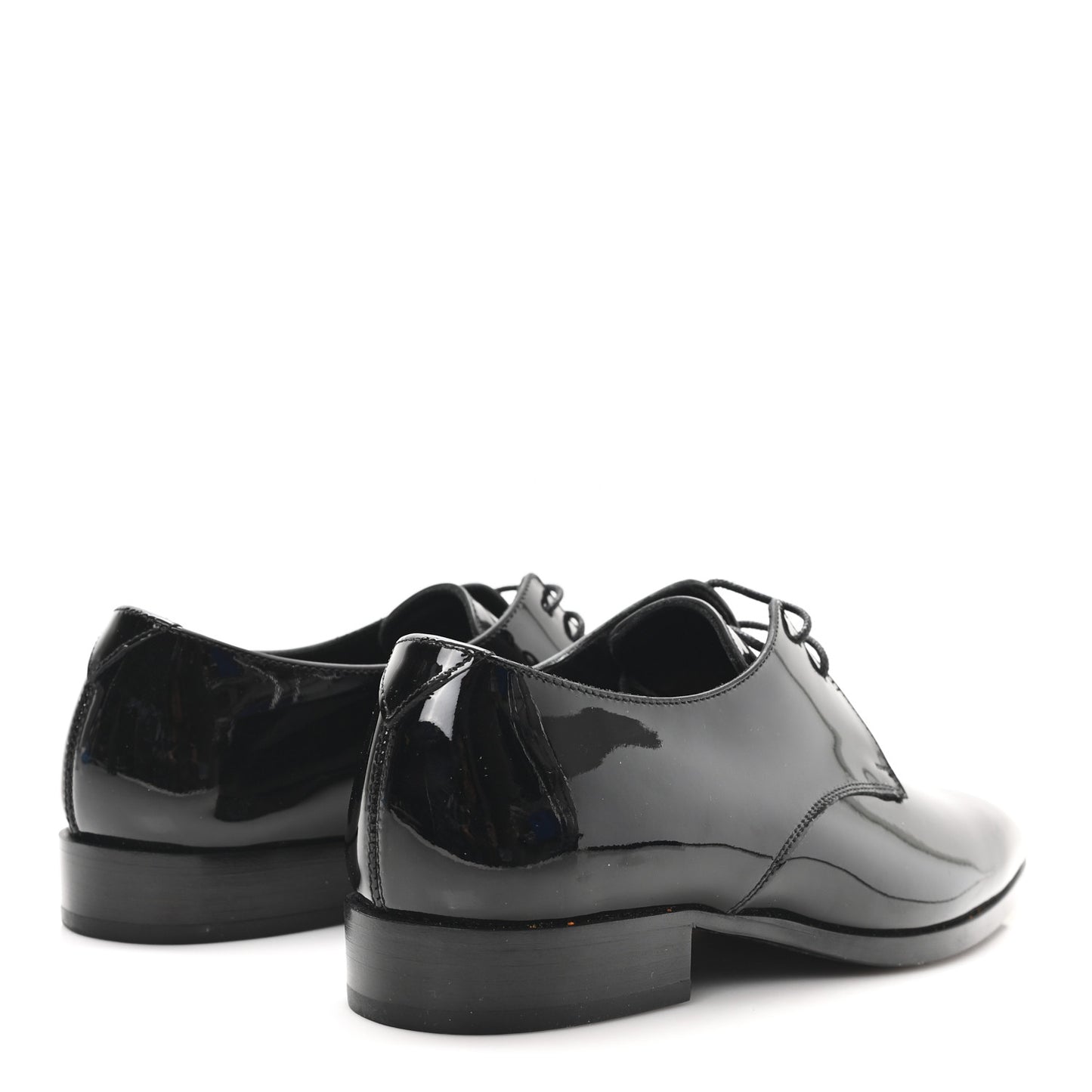 Patent Baltimora Lace Up Derby Shoes 36.5 Black