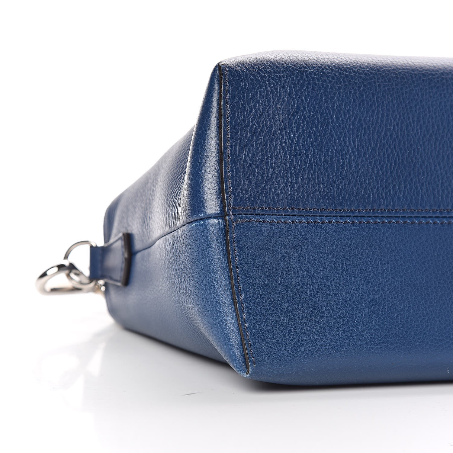 Fendi Vitello Dolce Marmol Medium By The Way Boston Bag Blue 5 of 9
