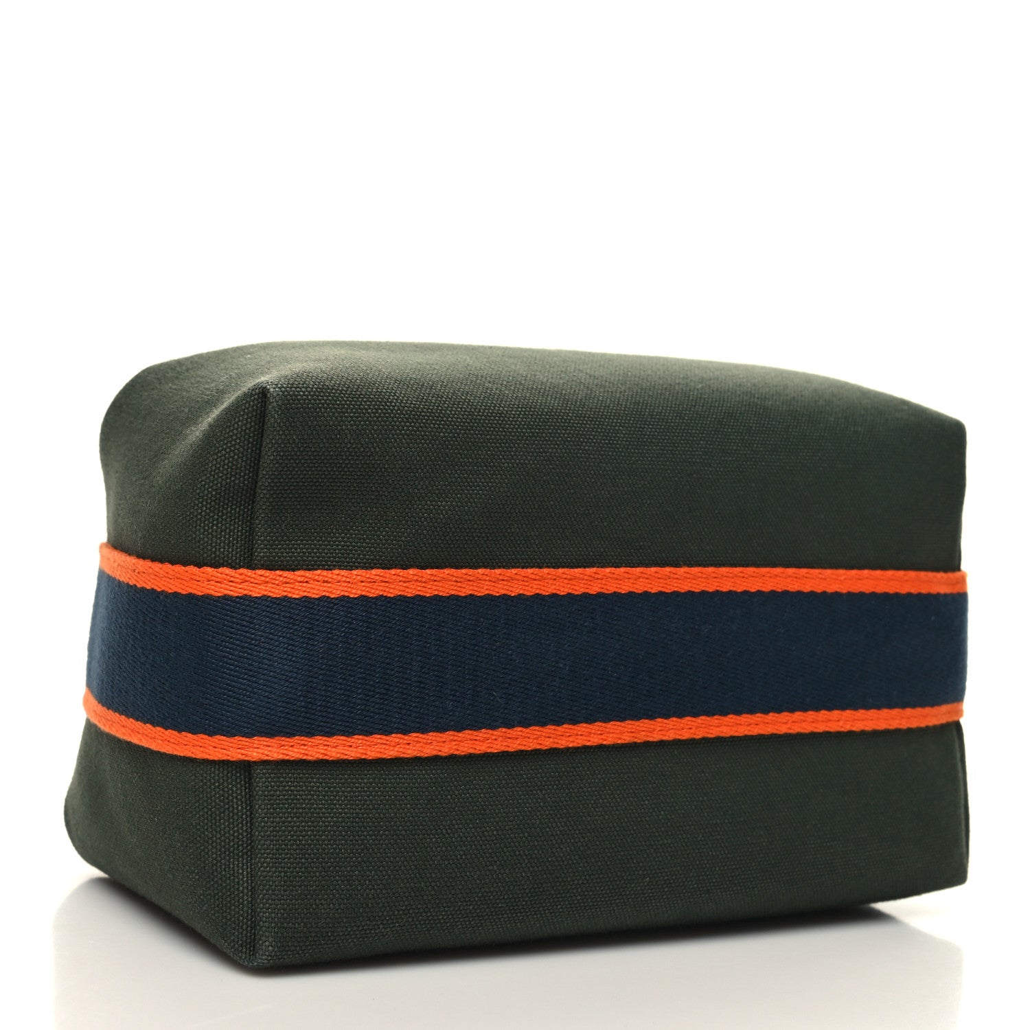 Hermes Canvas Small Bride-A-Brac Pouch Vert Foret 4 of 11