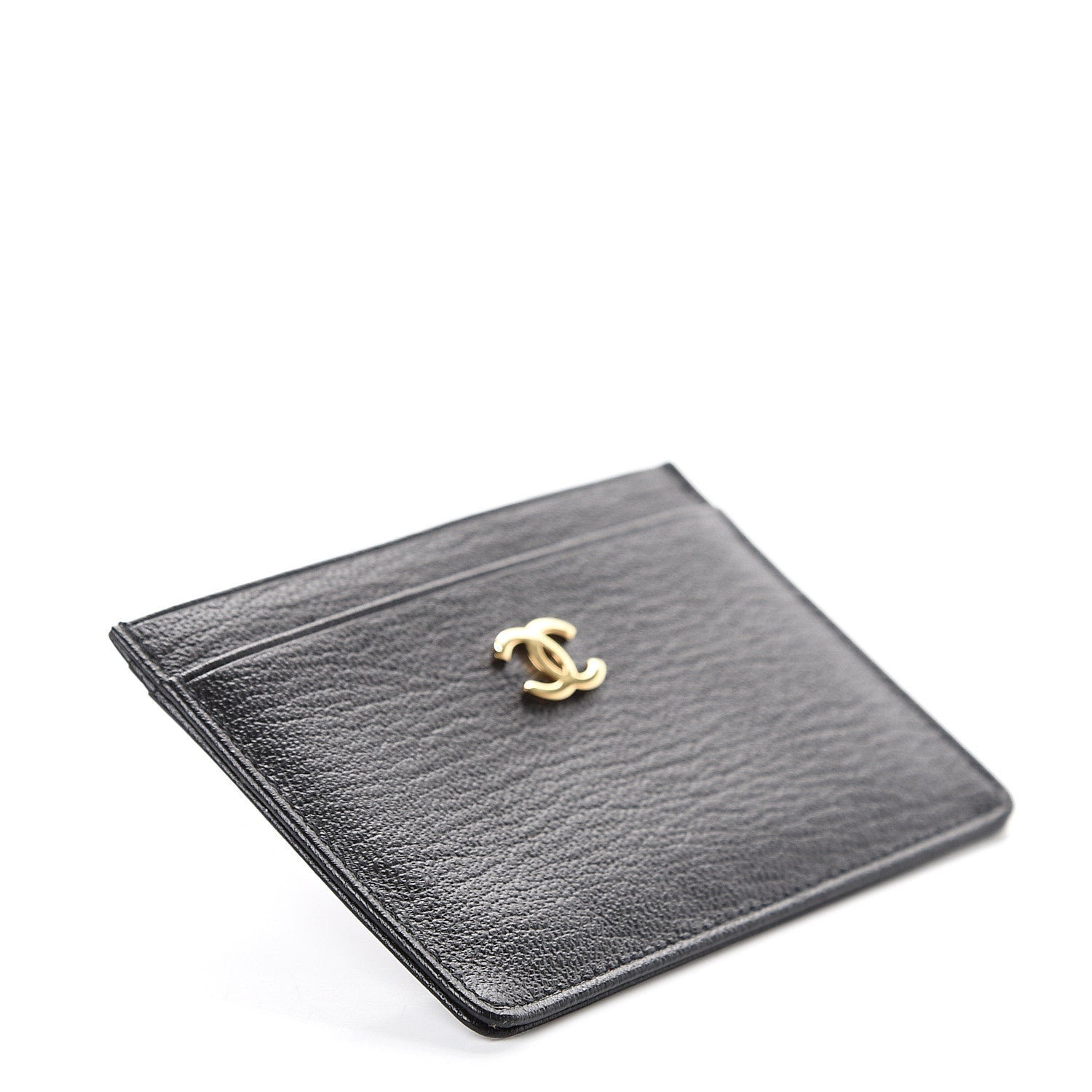 Chanel Goatskin CC Card Holder Black 3 of 7