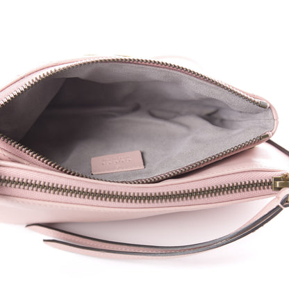Gucci Calfskin Matelasse Small GG Marmont Double Zip Shoulder Bag Perfect Pink 5 of 11