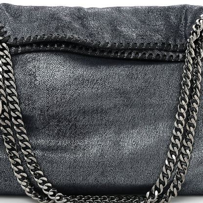 Stella McCartney Metallic Shaggy Deer Small Falabella Tote Navy 8 of 10