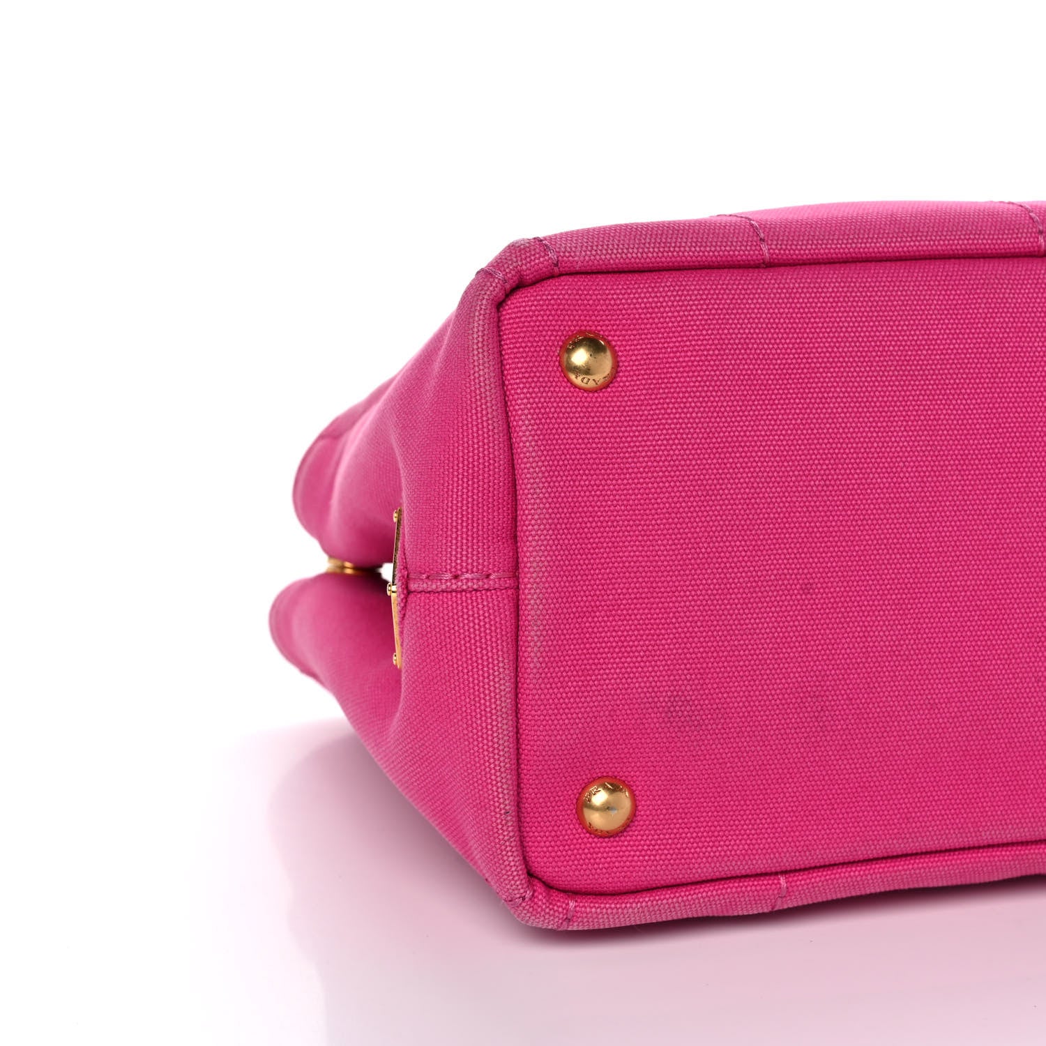 Prada Canapa Small Logo Tote Fuxia 9 of 13