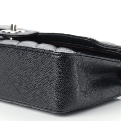 Chanel Caviar Quilted Medium Double Flap Black 8 of 9