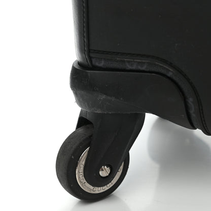 Gucci GG Supreme Monogram Gran Turismo Suitcase Black Grey 13 of 19
