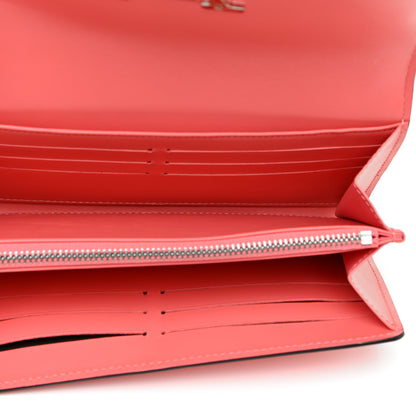 Louis Vuitton Patent Louise Wallet Rose Litchi 6 of 10