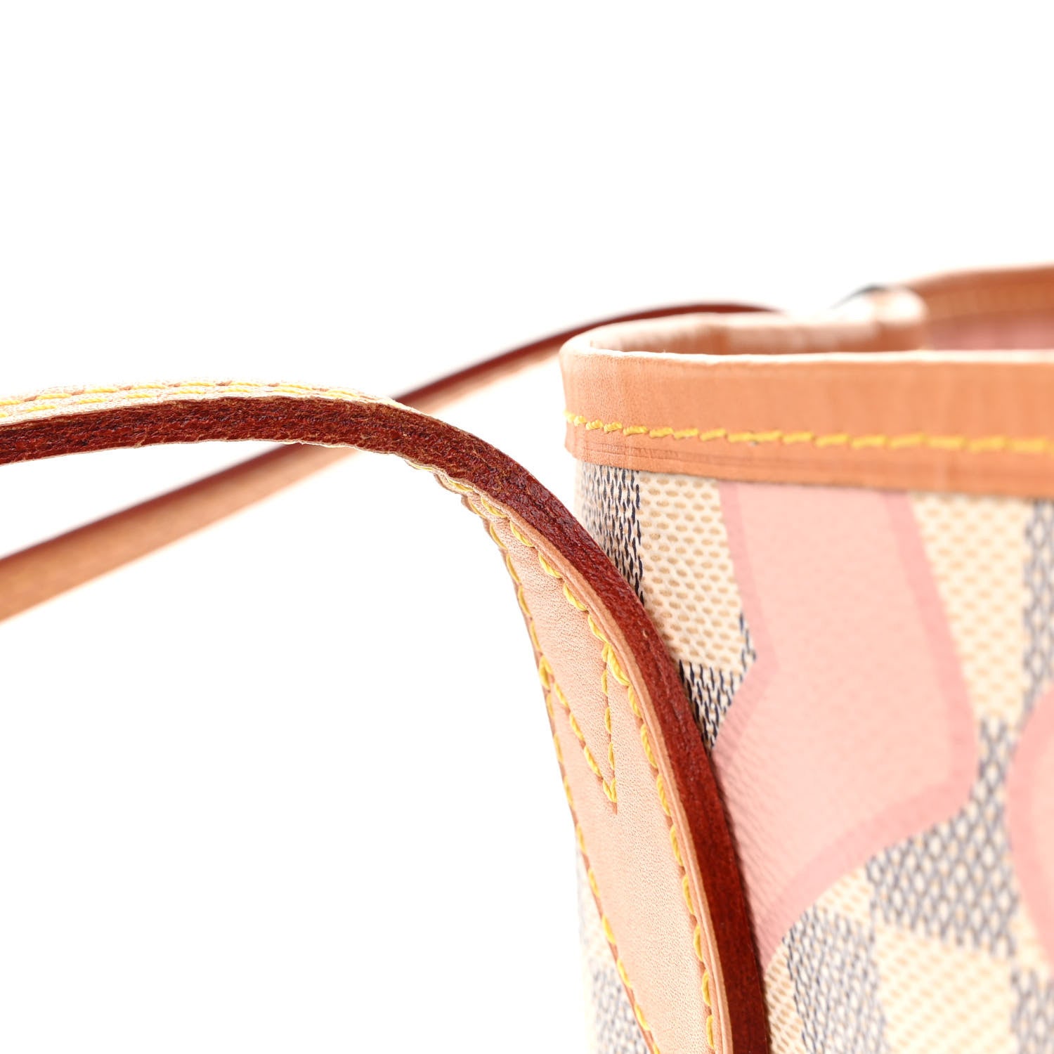 Louis Vuitton Damier Azur Tahitienne Neverfull MM 12 of 12