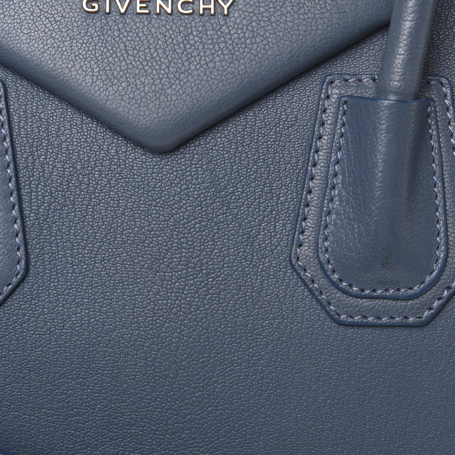 Givenchy Sugar Goatskin Medium Antigona Mineral Blue 8 of 20