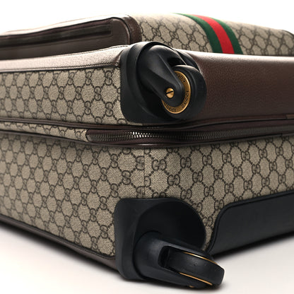 Gucci GG Supreme Monogram Web Medium Savoy Trolley Beige Ebony 8 of 9