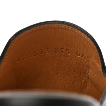 Gucci Calfskin Womens Princetown Slippers 37.5 Black 9 of 10