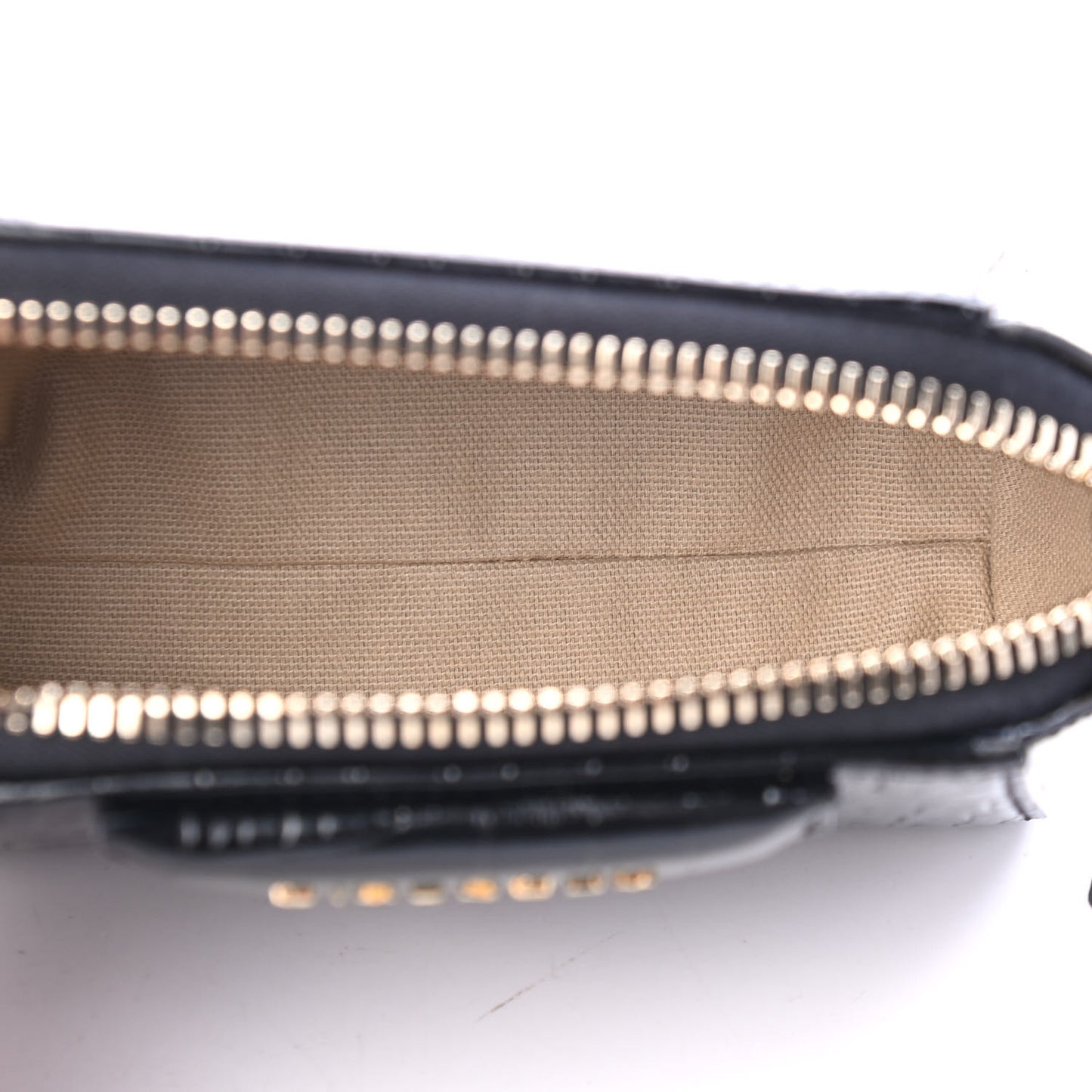Calfskin Crocodile Embossed Nano Antigona Black