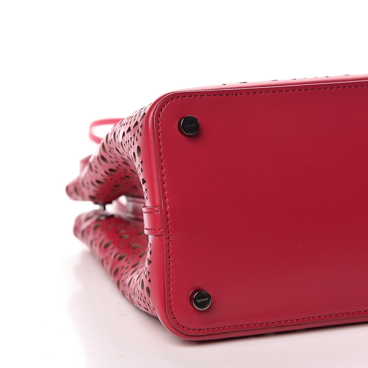 Calfskin Vienne Wave Mina 25 Bag Framboise