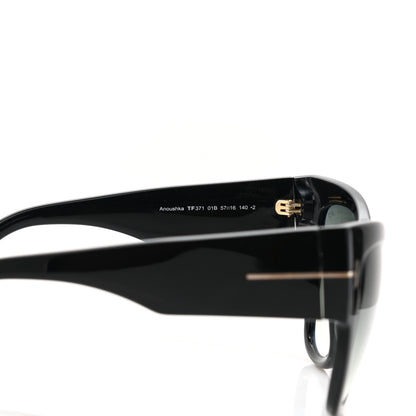 Tom Ford Acetate Anoushka Cat Eye Sunglasses TF371 Black 7 of 9