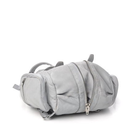 Alexander Wang Lambskin Mini Marti Backpack Washed Powder Rhodium Hardware 4 of 8