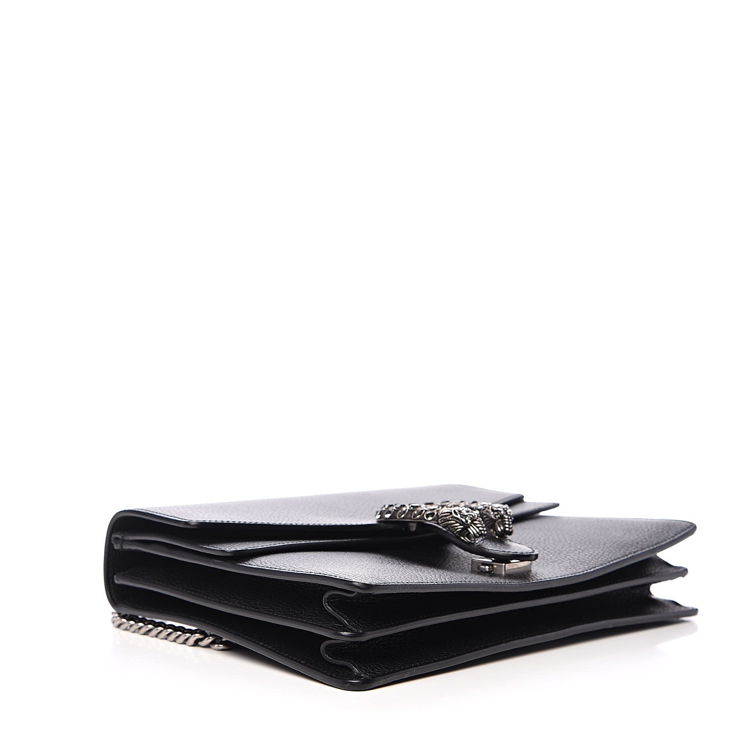 Gucci Dollar Calfskin Crystal Medium Dionysus Shoulder Bag Black Black Diamond 3 of 14