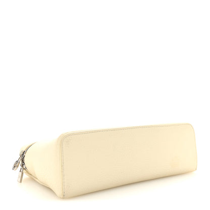 Loro Piana Grained Calfskin L19 Extra Pocket Pouch Whisper White 4 of 9