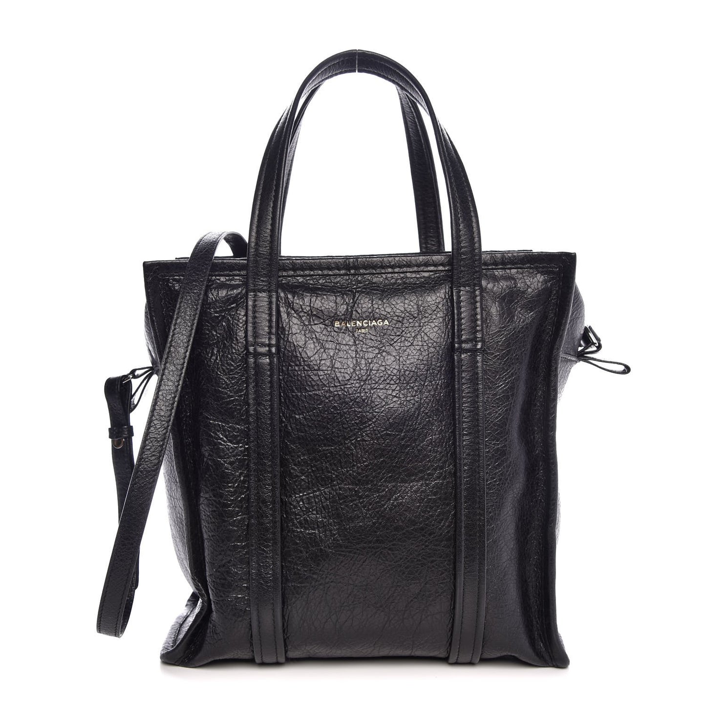 Agneau Small Bazar Shopper Tote Black