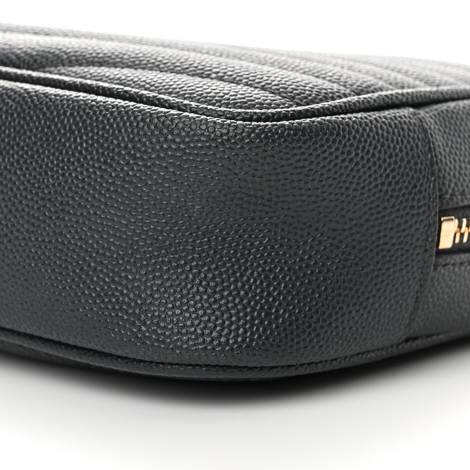Saint Laurent Grain De Poudre Matelasse Monogram Mini Lou Camera Bag Dark Smog 10 of 11