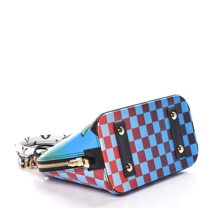 Louis Vuitton Epi Damier Race Alma BB Blue Vert 5 of 13