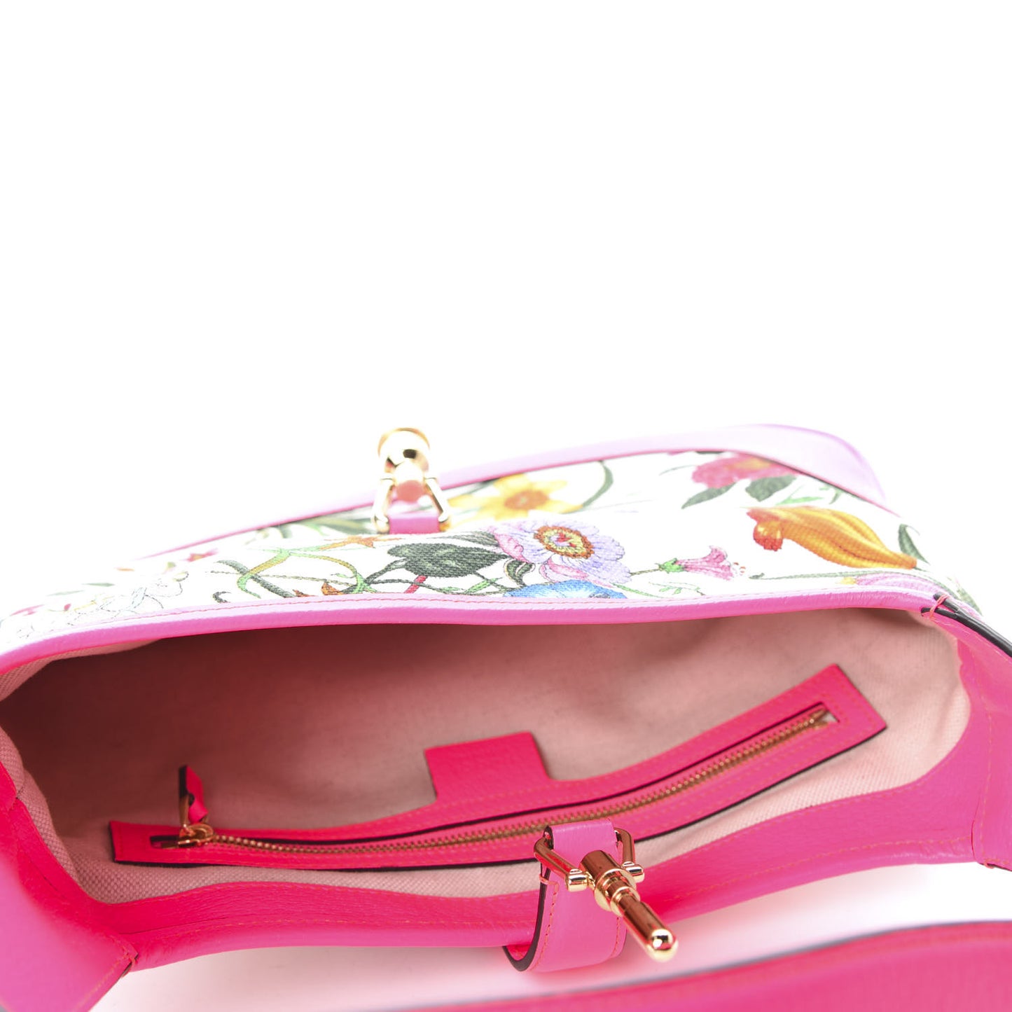 Canvas Flora Medium Jackie Hobo Fuchsia