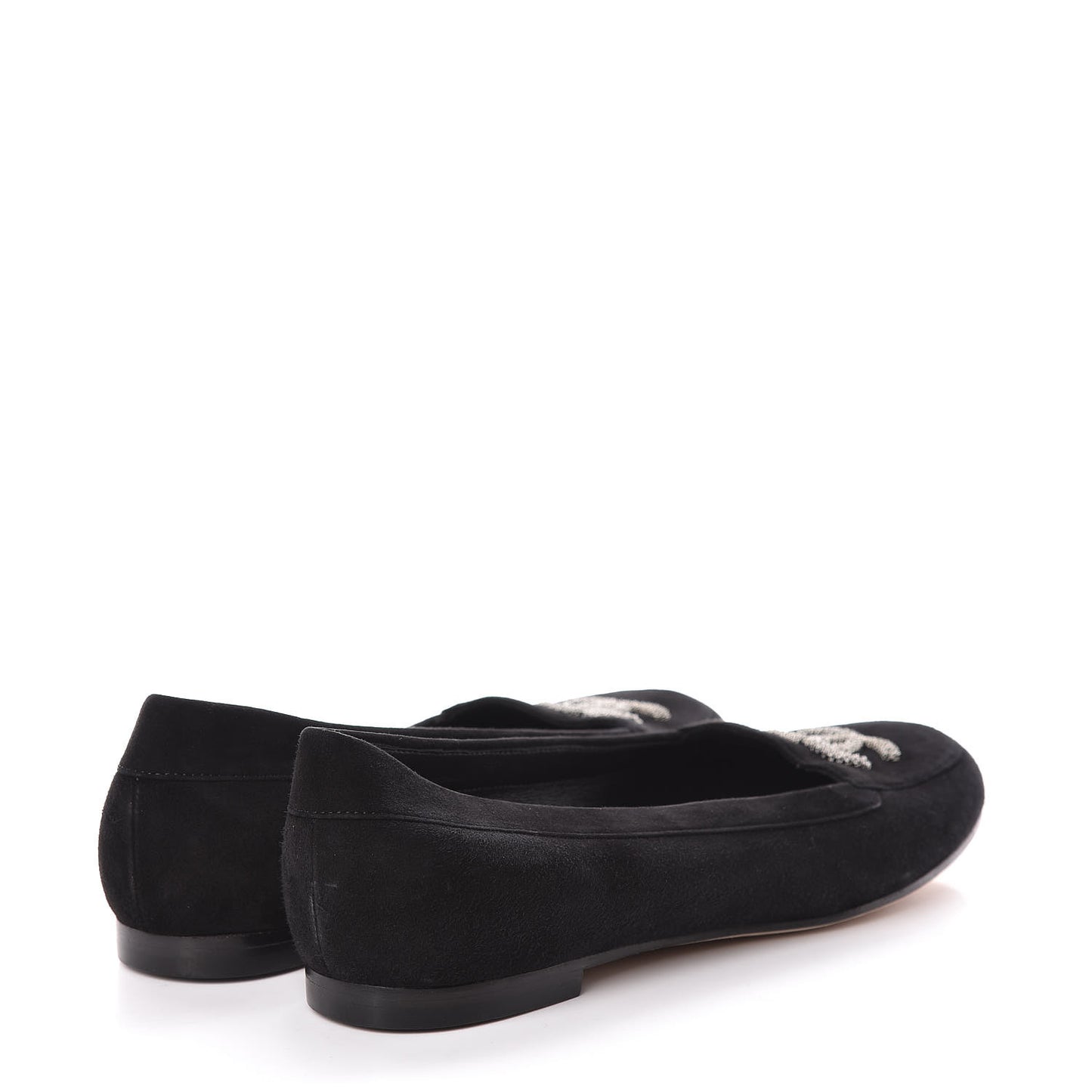 Kid Suede CC Flats 37.5 Black