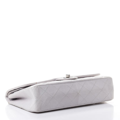 Chanel Aged Calfskin Quilted 50th Anniversary 2.55 Reissue 227 Flap Light Grey 3 of 5