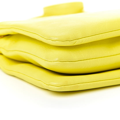 Celine Lambskin Small Trio Crossbody Bag Fluo Yellow 10 of 15