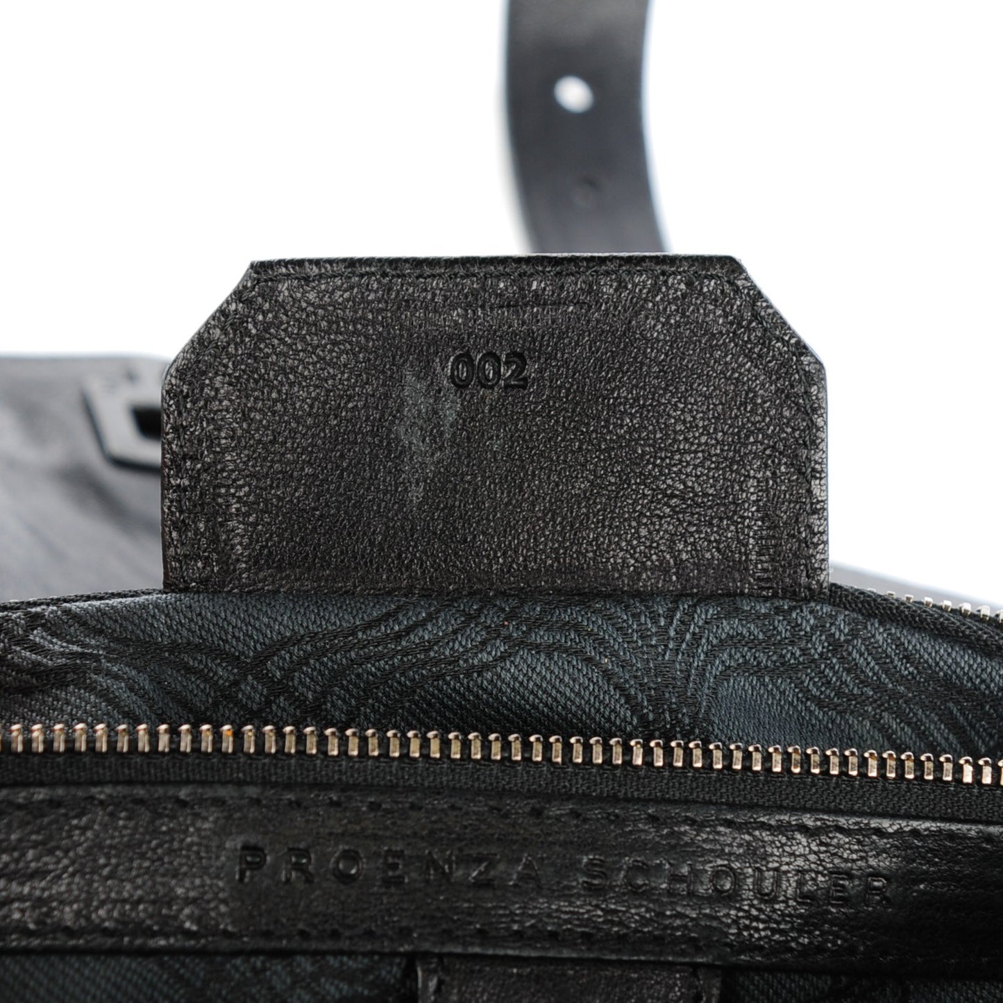 Lambskin Medium PS1 Satchel Black