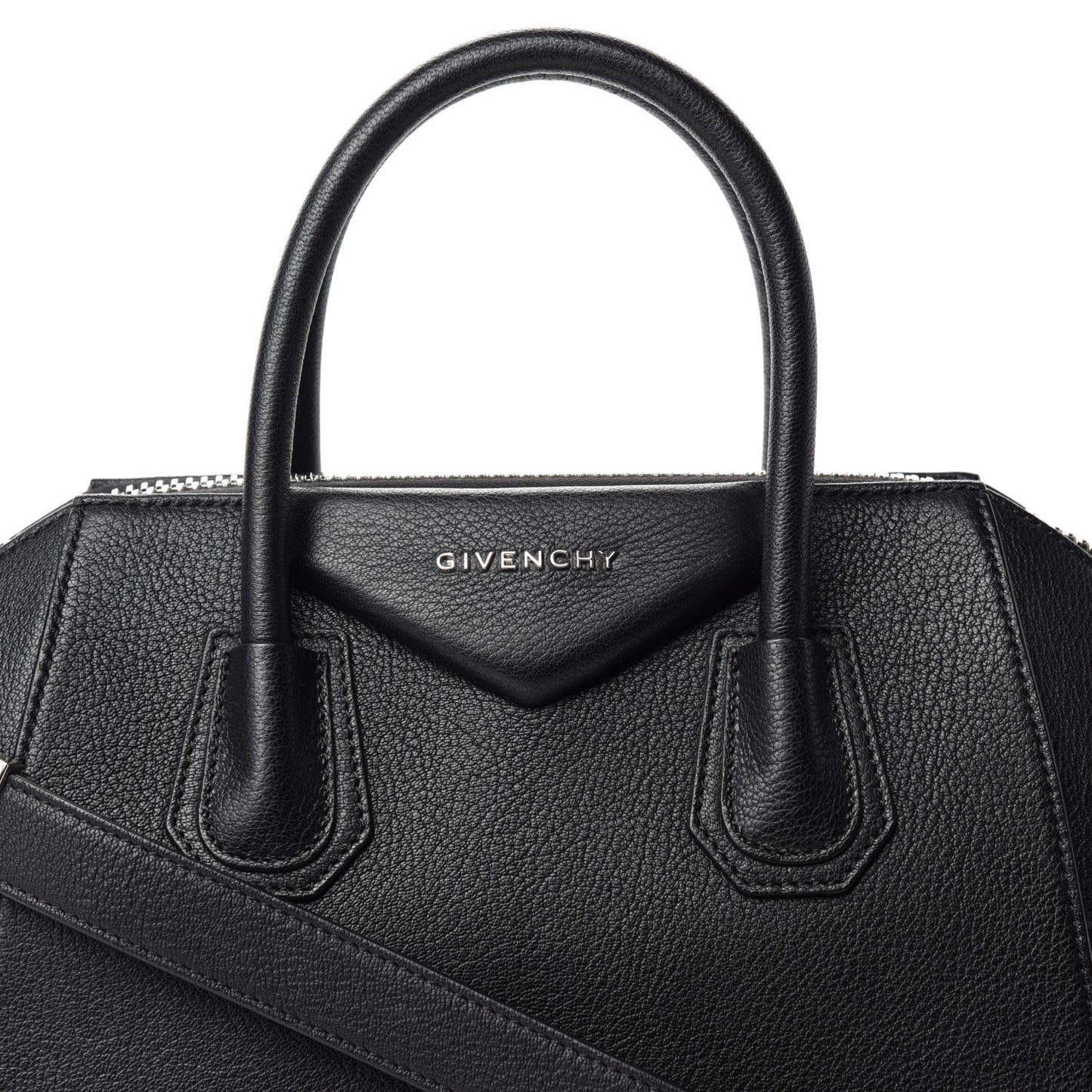 Sugar Goatskin Small Antigona Black