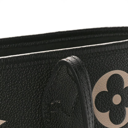 Louis Vuitton Empreinte Monogram Giant Neverfull MM Black Beige 11 of 12