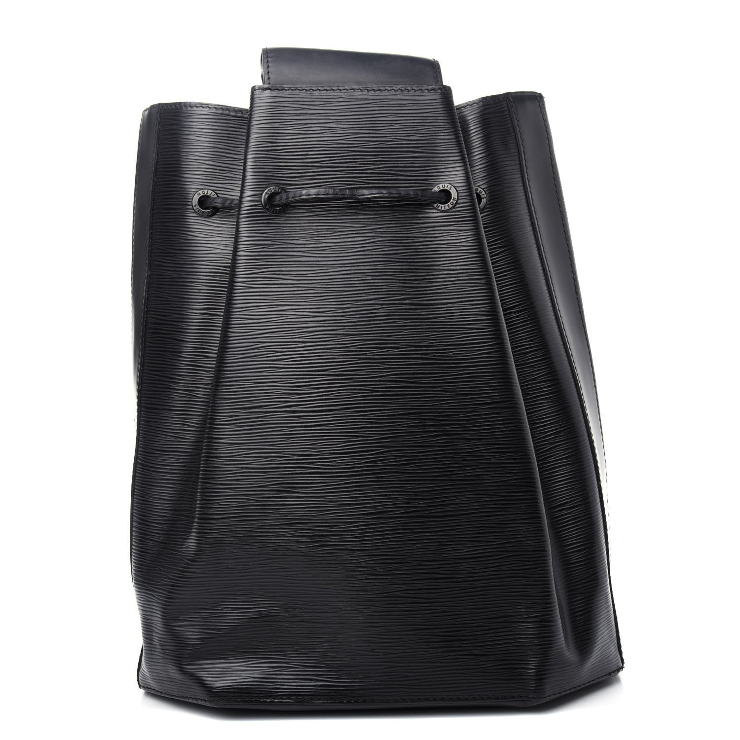 Louis Vuitton Epi Sac a Dos Drawstring Bag Black 1 of 9