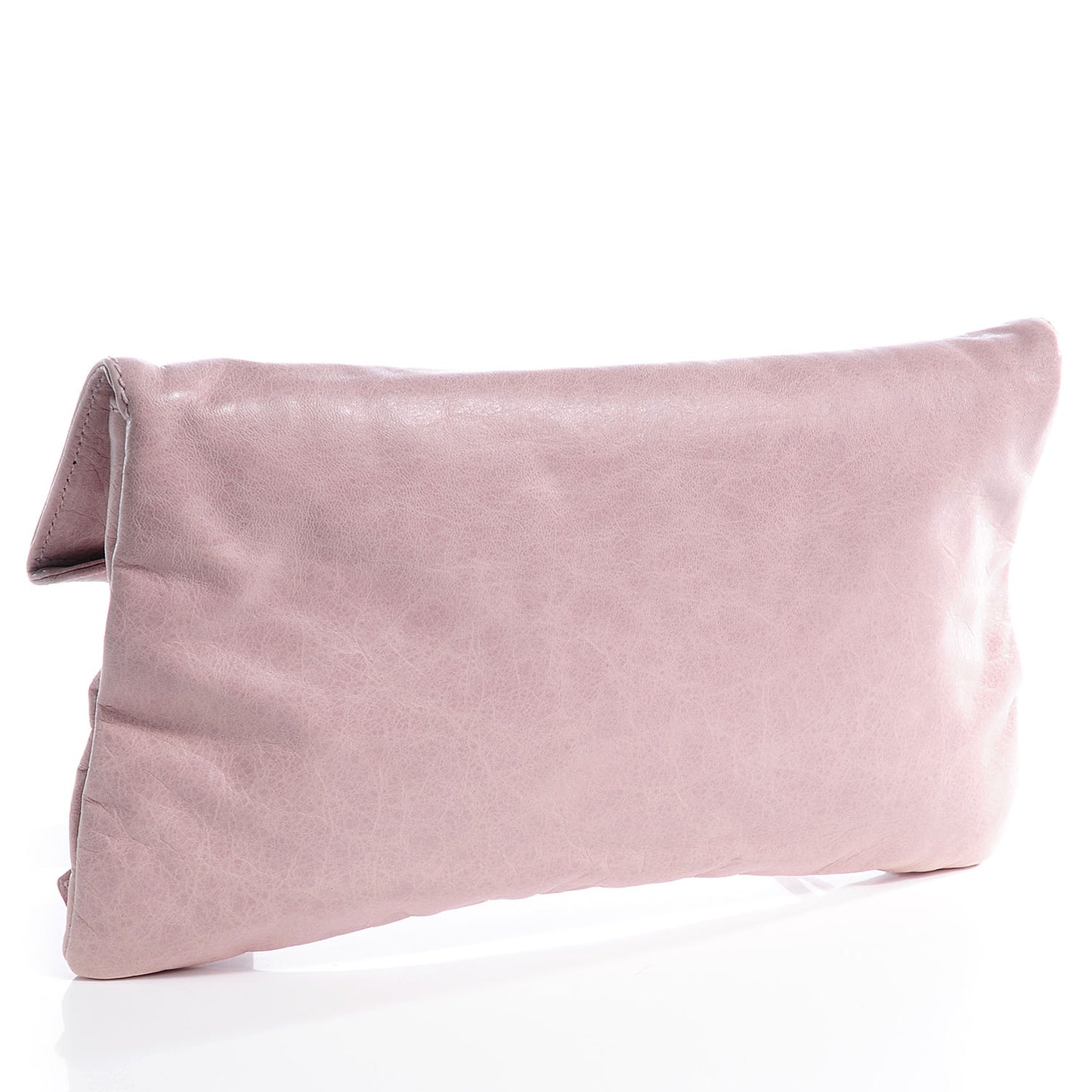 Agneau Giant 21 Rose Gold Hardware Envelope Clutch Bois de Rose